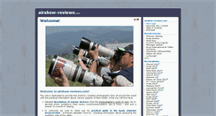 Desktop Screenshot of airshow-reviews.com